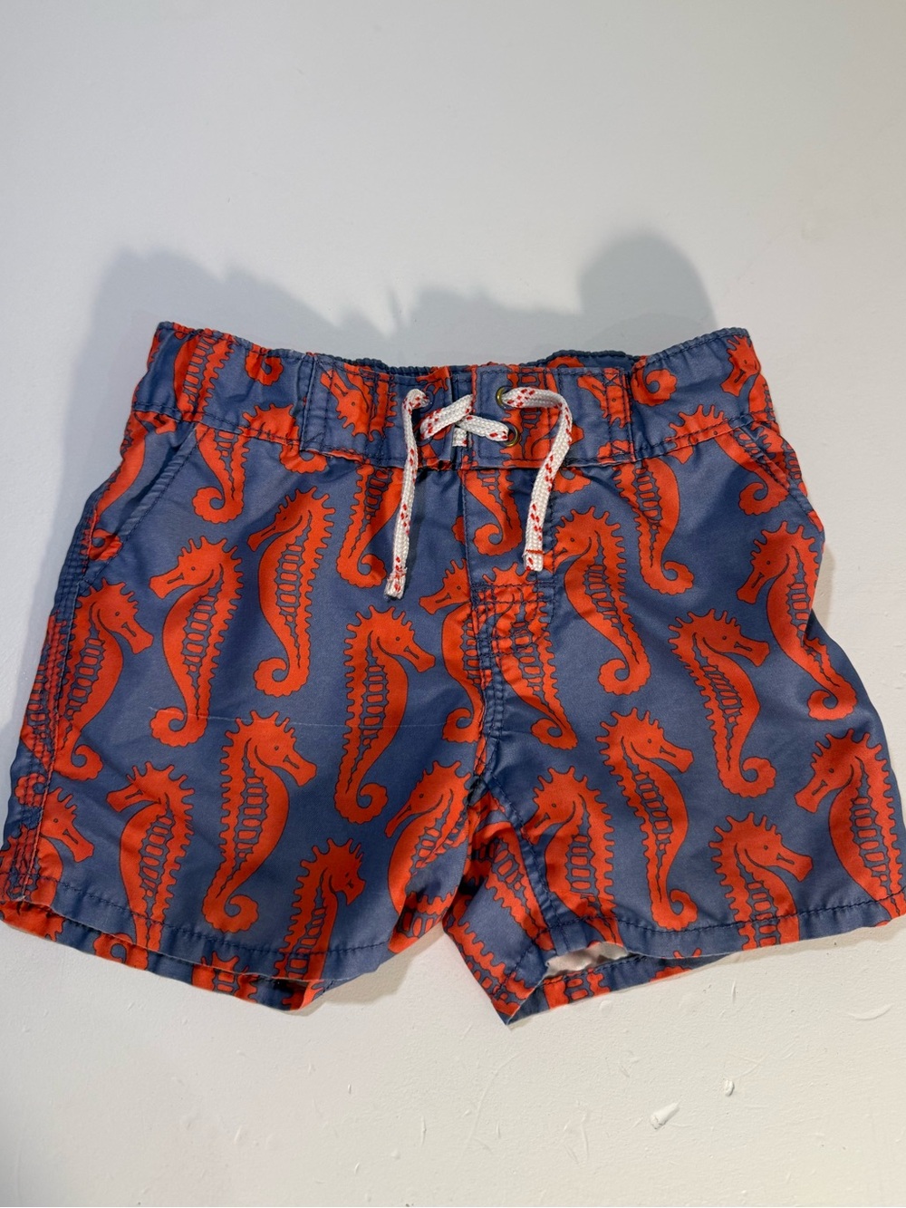 Baby Gap Blue Seahorse Swim Shorts | 12–18 Months | Toddler Boy